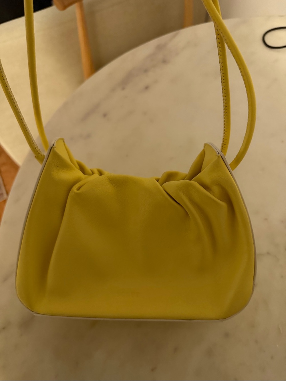 STAUD Yellow Gathered Shoulder Bag - Picture 5 of 5